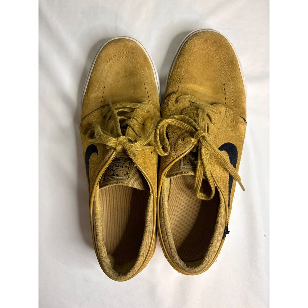 Nike SB Stefan Janoski Wheat Gold Suede Skate Shoes Mens 10 333824-215